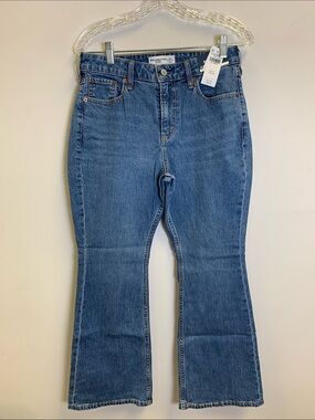 Abercrombie & Fitch Mid Blue Flare Jeans